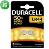 Duracell A76 LR44 Alkaline Battery 1.5V 2PCS