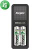 Energizer Mini Charger Batteries With 2PCS AA Recharge Battery 2000mAh