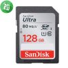 SanDisk Ultra 128GB Class 10 SDHC UHS-I Memory Card For Camera 80MB/s 533X