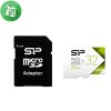 Silicon Power Elite 32GB microSDHC UHS-I Class 10 Memory Card with Adapter 85Mb/s
