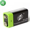 ZNTER Li-polymer 1PCS Size 9V Micro USB Rechargeable Battery 400mAh-9.0V