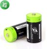 ZNTER Li-polymer 2PCS Size D Micro USB Rechargeable Battery 4000mAh-1.5V