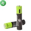ZNTER Li-polymer 2PCS Size AAA Micro USB Rechargeable Battery 400mAh-1.5V